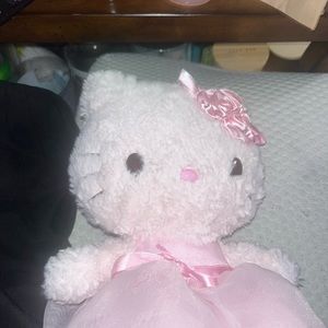 Sanrio rare hello kitty plushie ballet dress blush pink